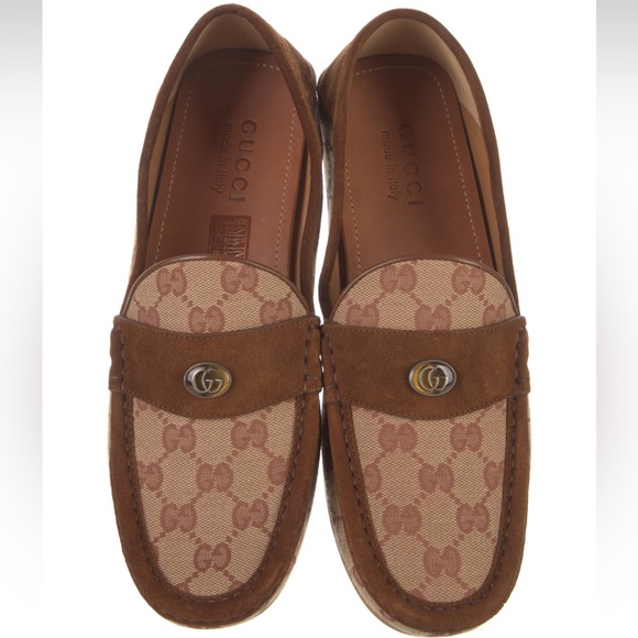 Brand new, in box Gucci men's driver moccasin loafers size 8.5 (US 9) - Picture 7 of 11